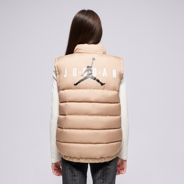 JORDAN ЕЛЕК JDB PUFFER FILLED VEST GIRL 95d532-j7p цвят бежов