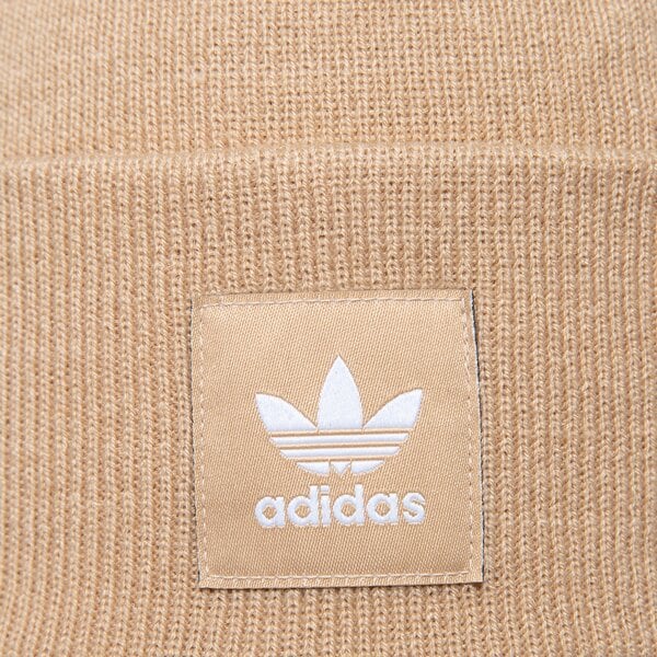 Дамска зимна шапка ADIDAS ШАПКА AC CUFF KNIT ht1135 цвят бежов