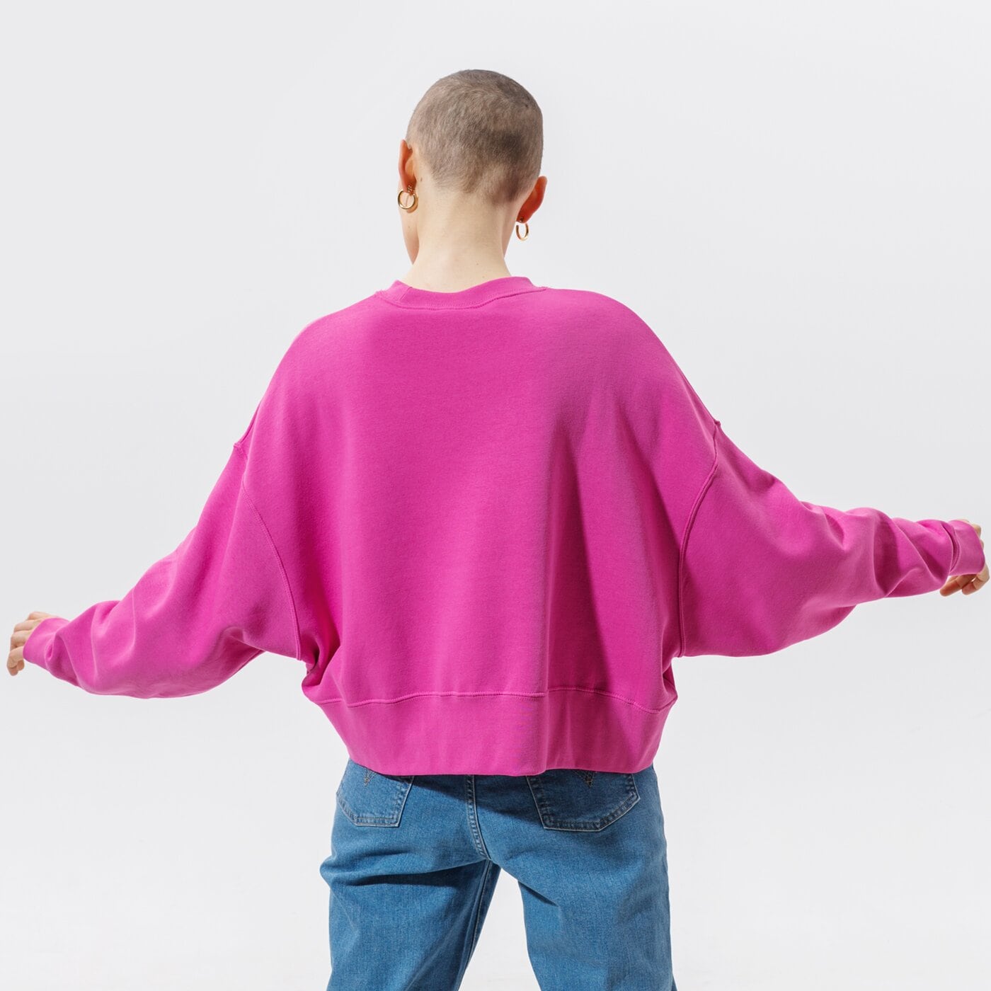 Дамски суичър NIKE СУИТЧЪР SPORTSWEAR ESSENTIALS ck0168-623 цвят розов