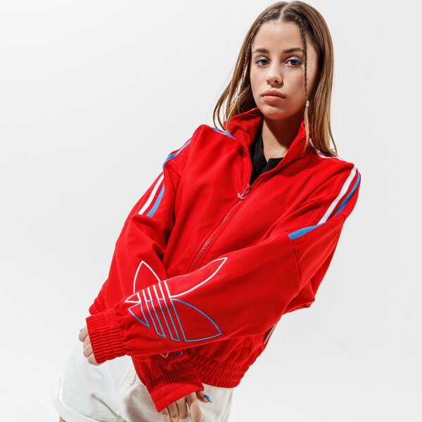 Дамски суичър ADIDAS СУИТЧЪР TRACKТОП PB gn6982 цвят червен