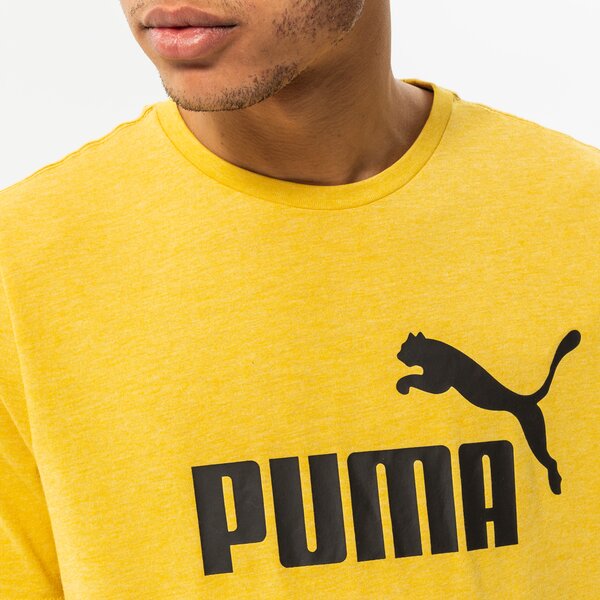 Мъжка тениска PUMA ТЕНИСКА ESS HEATHER TEE 58673631 цвят жълт