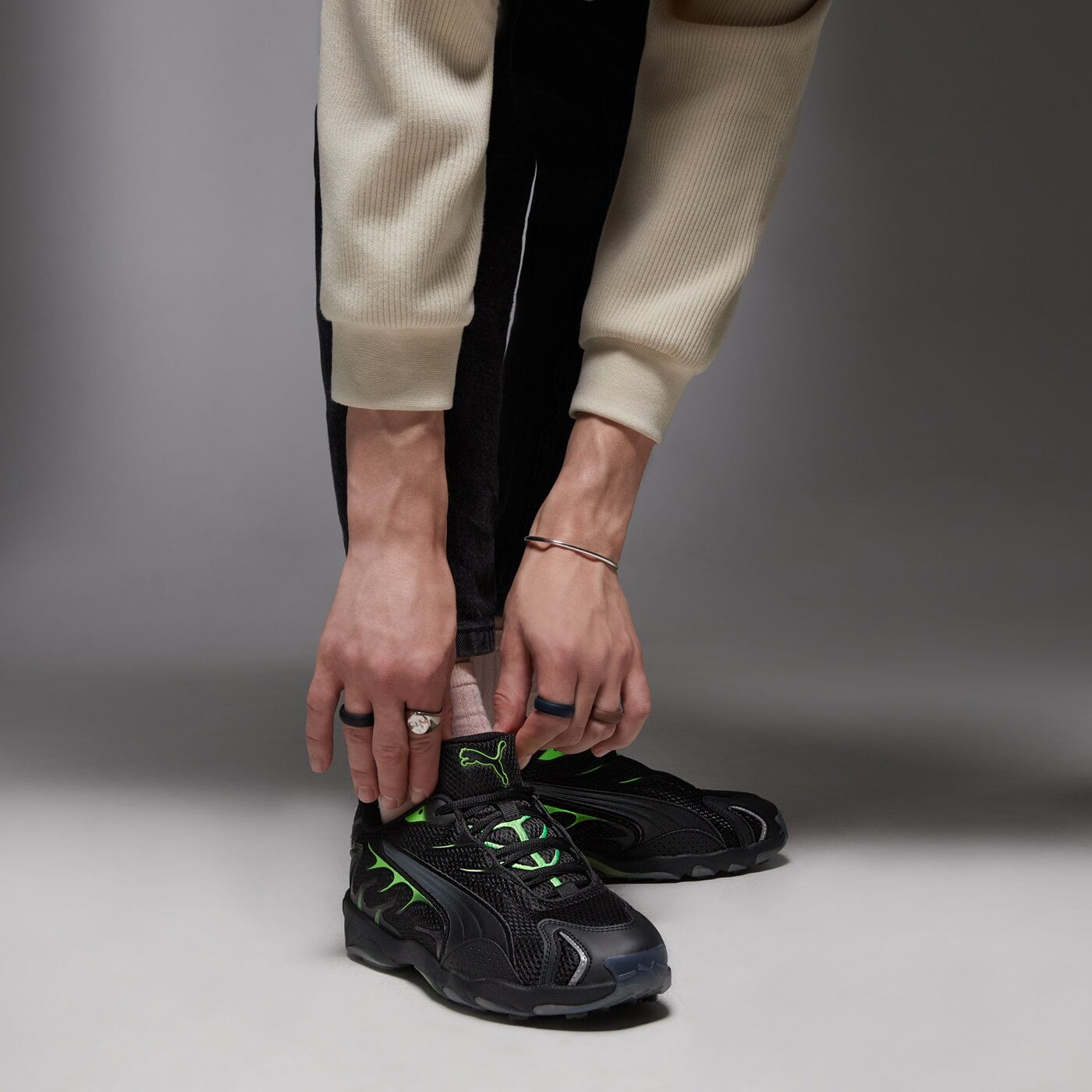 Мъжки маратонки PUMA INHALE 40156001 цвят черен