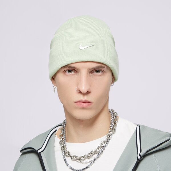 Дамска зимна шапка NIKE ШАПКА U NK PEAK BEANIE SC MTSWSH fb6527-343 цвят зелен