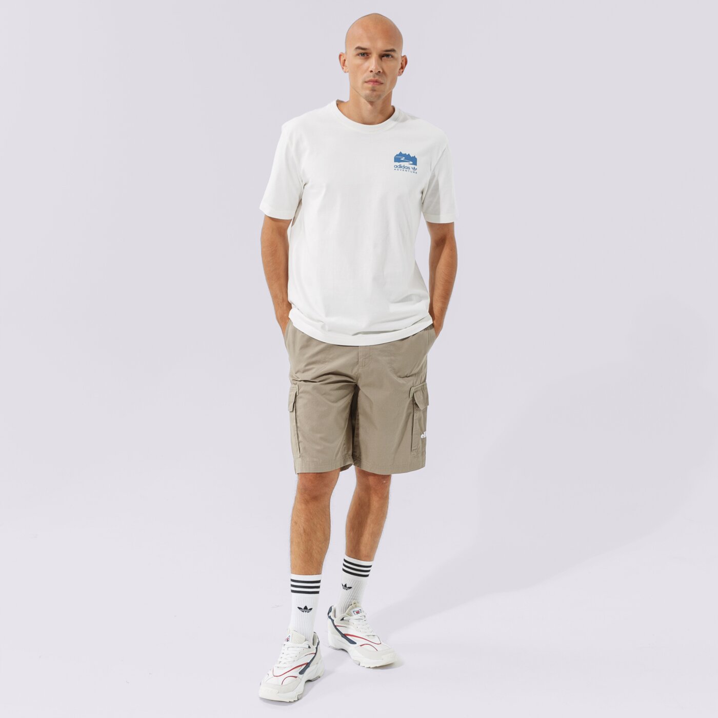 Мъжки къси панталони ELLESSE ШОРТИ FIGURI SHORT KHA shj11943506 цвят каки