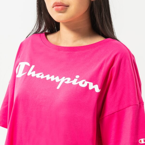 Дамска тениска CHAMPION ТЕНИСКА CREWNECK TEE 114914ps025 цвят розов