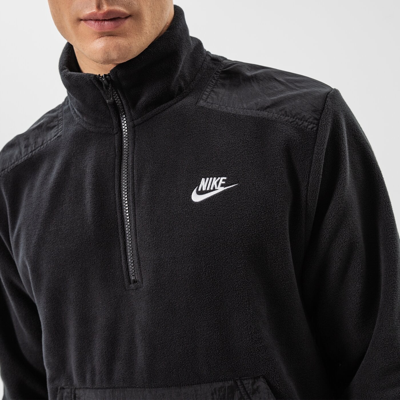 Мъжки суичър NIKE СУИТЧЪР M NSW SPE+ FLC HZ WINTER dd4870-010 цвят черен