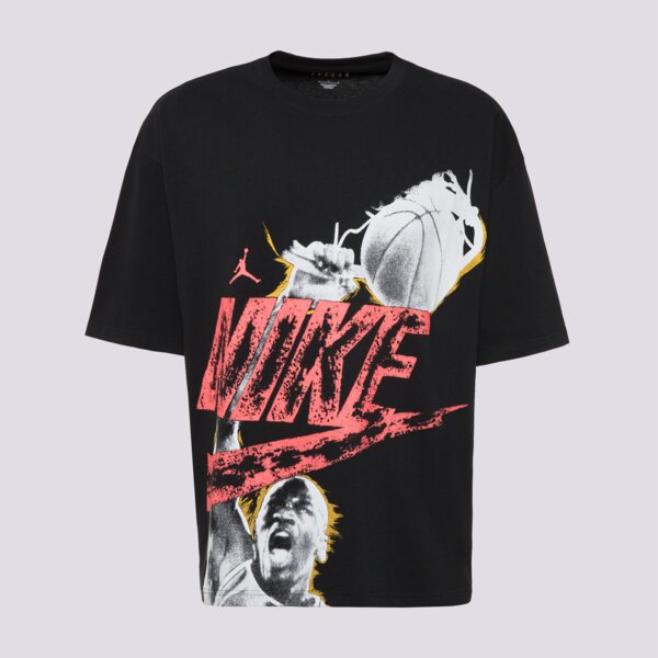 Мъжка тениска JORDAN ТЕНИСКА M J REISSUE OVSZ SS CREW hq9093-010 цвят черен