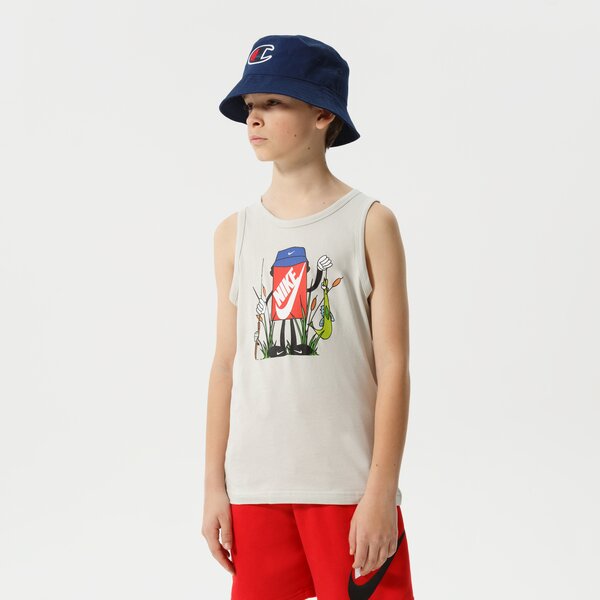 Детска тениска NIKE ТЕНИСКА B NSW ПОТНИК BOXY BOY dq3848-072 цвят сив