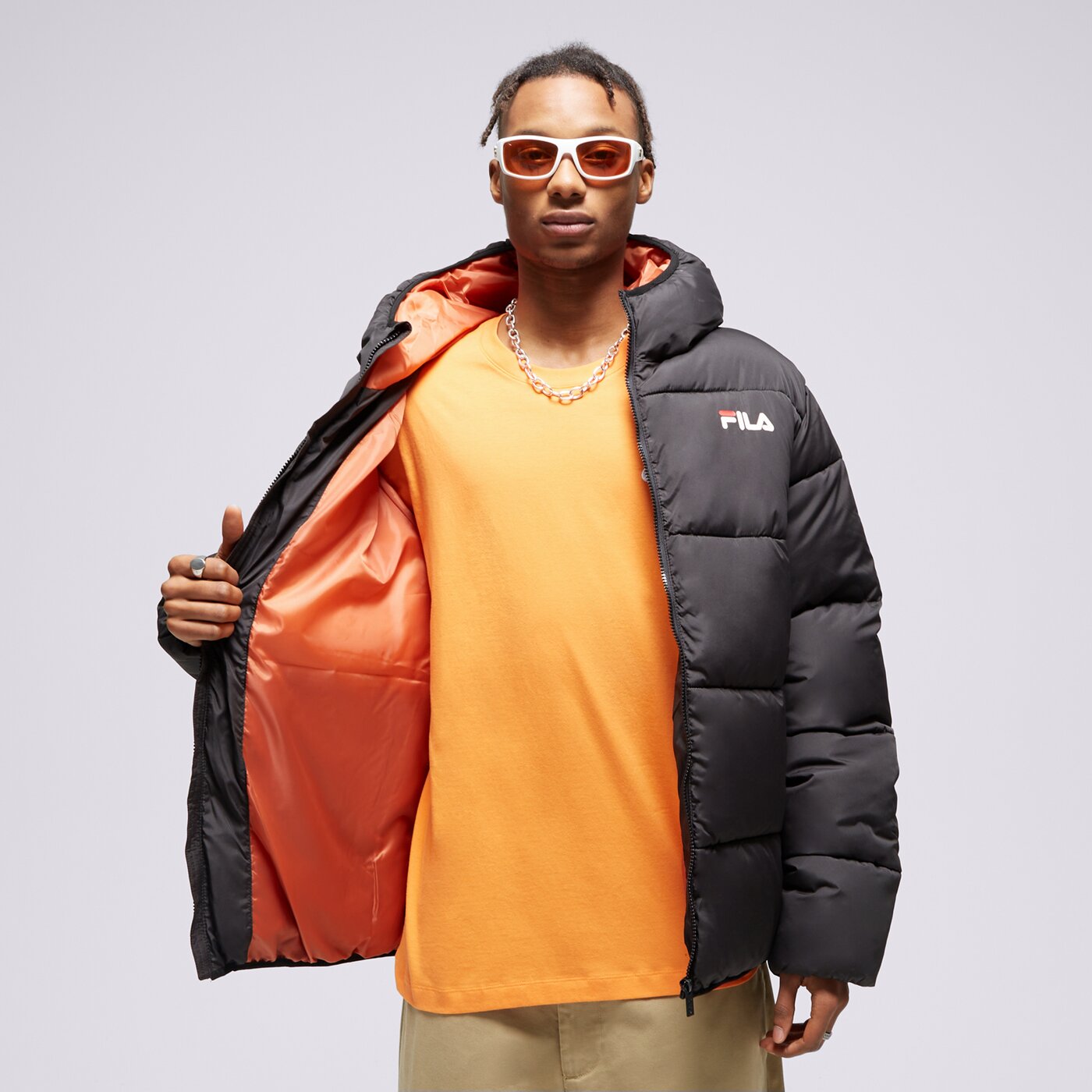 Мъжко зимно яке FILA ЯКЕ ЗИМНО BUGSY  fw23spm200643 цвят черен