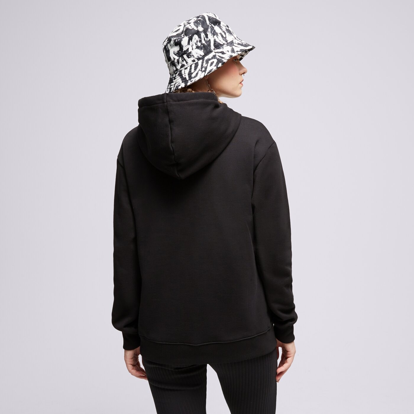 Дамски суичър VANS СУИТЧЪР С КАЧУЛКА FLYING ЧЕРЕН vn00046yblk1 цвят черен