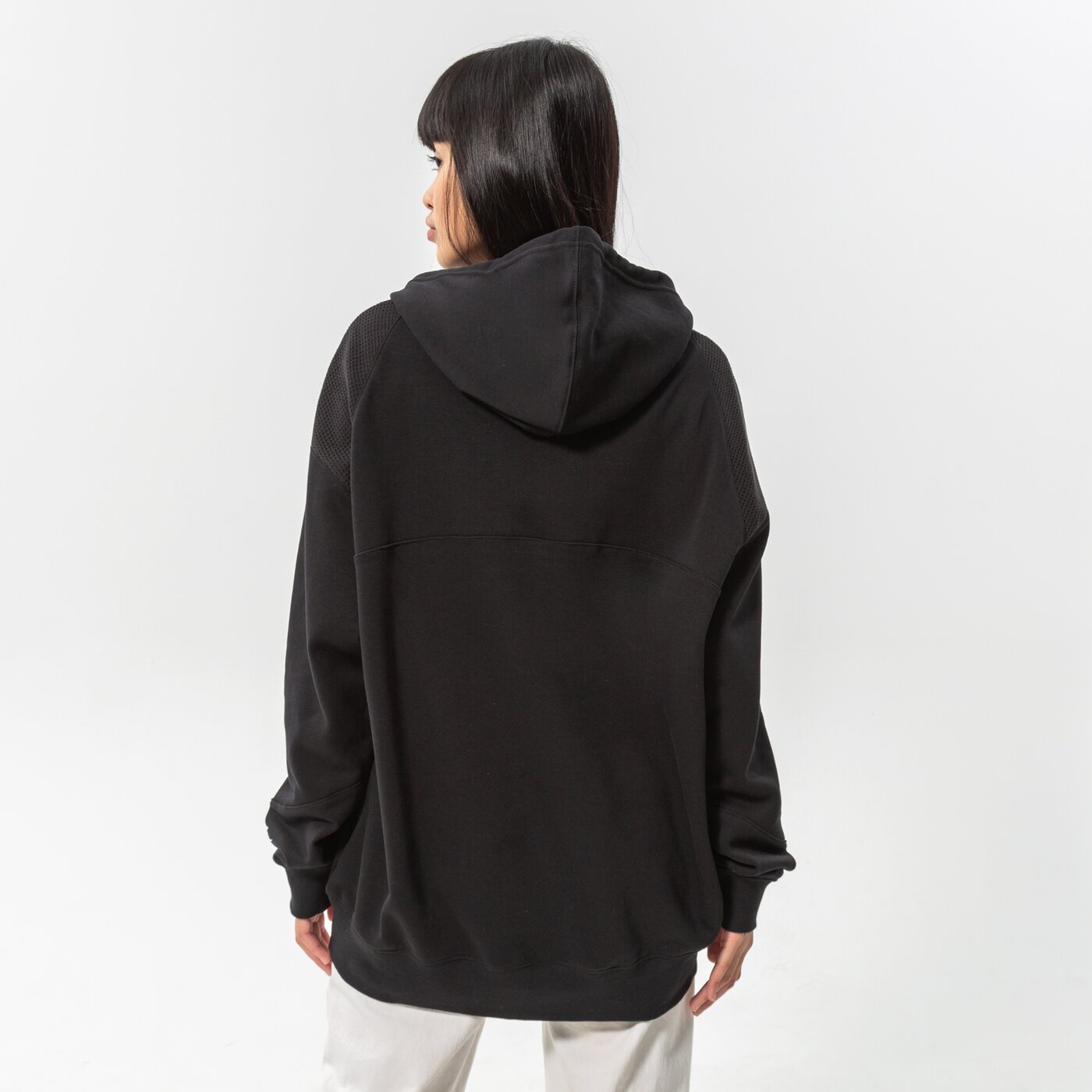 Дамски суичър NIKE СУИТЧЪР С КАЧУЛКА AIR OVERHEAD HOODIE dm6059-010 цвят черен
