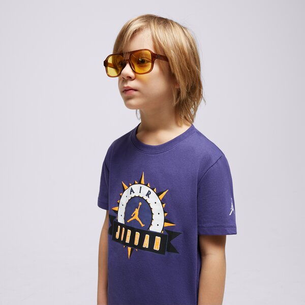 Детска тениска JORDAN ТЕНИСКА FLIGHT MVP CREW SS BOY 95c734-pa5 цвят виолетов