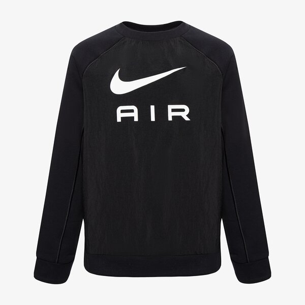 Детски суичър NIKE СУИТЧЪР K NSW NIKE AIR CREW dq9102010 цвят черен