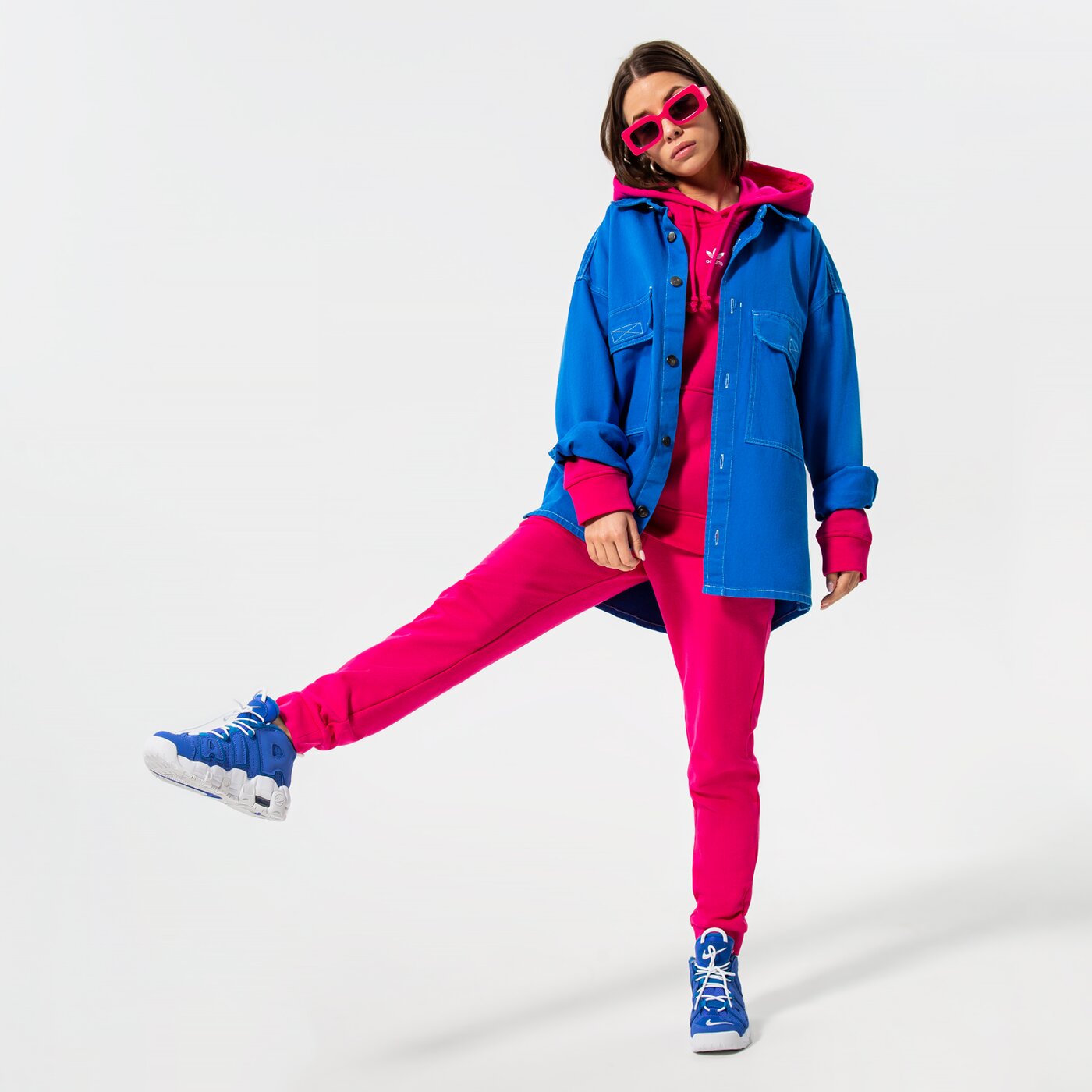 Дамски панталони ADIDAS ПАНТАЛОНИ TRACK PANT hg6163 цвят розов