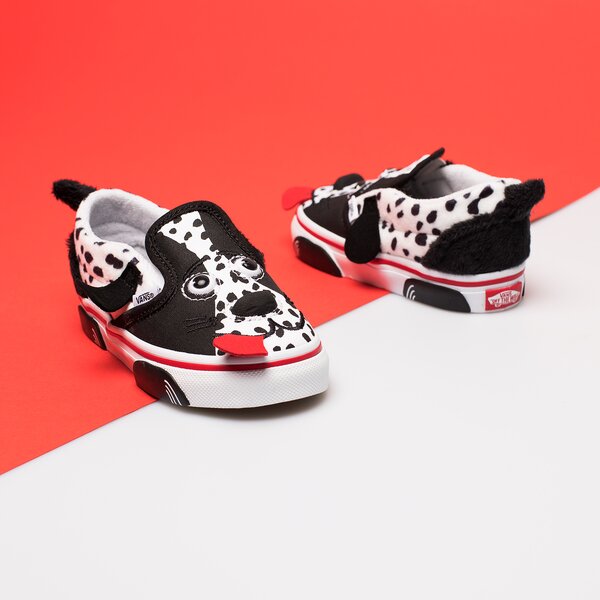 Детски маратонки VANS TD DOG SLIP-ON V vn0a4vjm6bt1 цвят бял