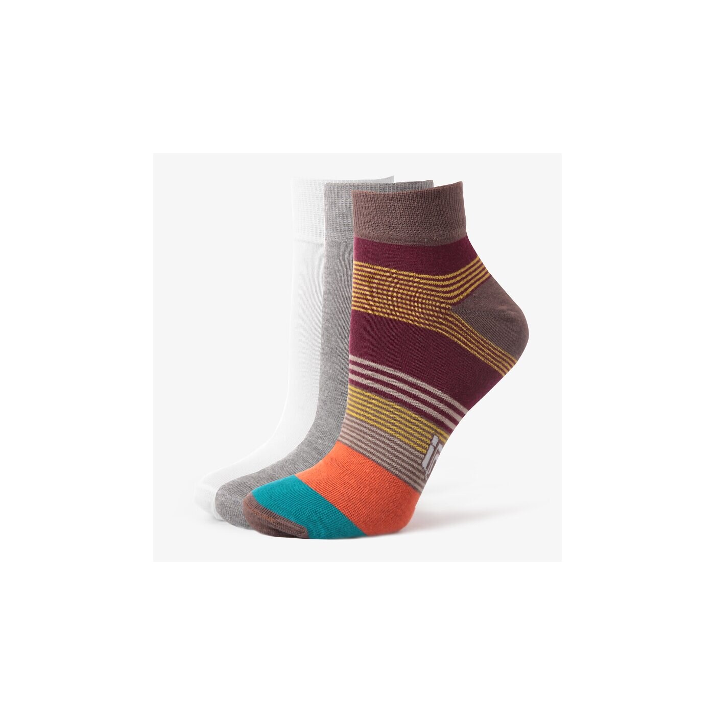 Дамски чорапи SIZEER ЧОРАПИ QUARTER 3PPK ORANGE sisk3501 цвят многоцветен