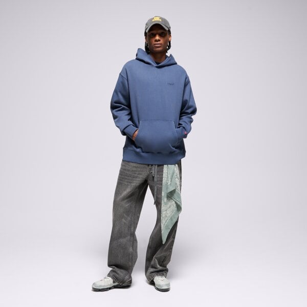 Мъжки суичър LEVI'S СУИТЧЪР С КАЧУЛКА   THE AUTHENTIC HOODIE BLUES a8435-0020 цвят син