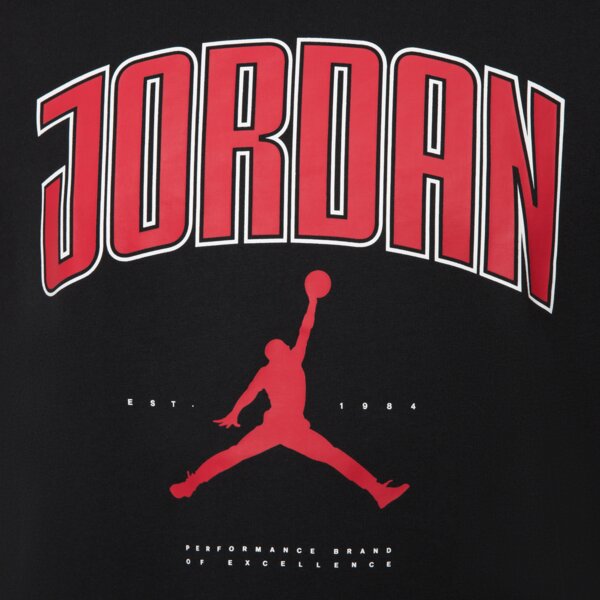 Мъжка тениска JORDAN ТЕНИСКА M J CITY 88 CREW hq0009-010 цвят черен