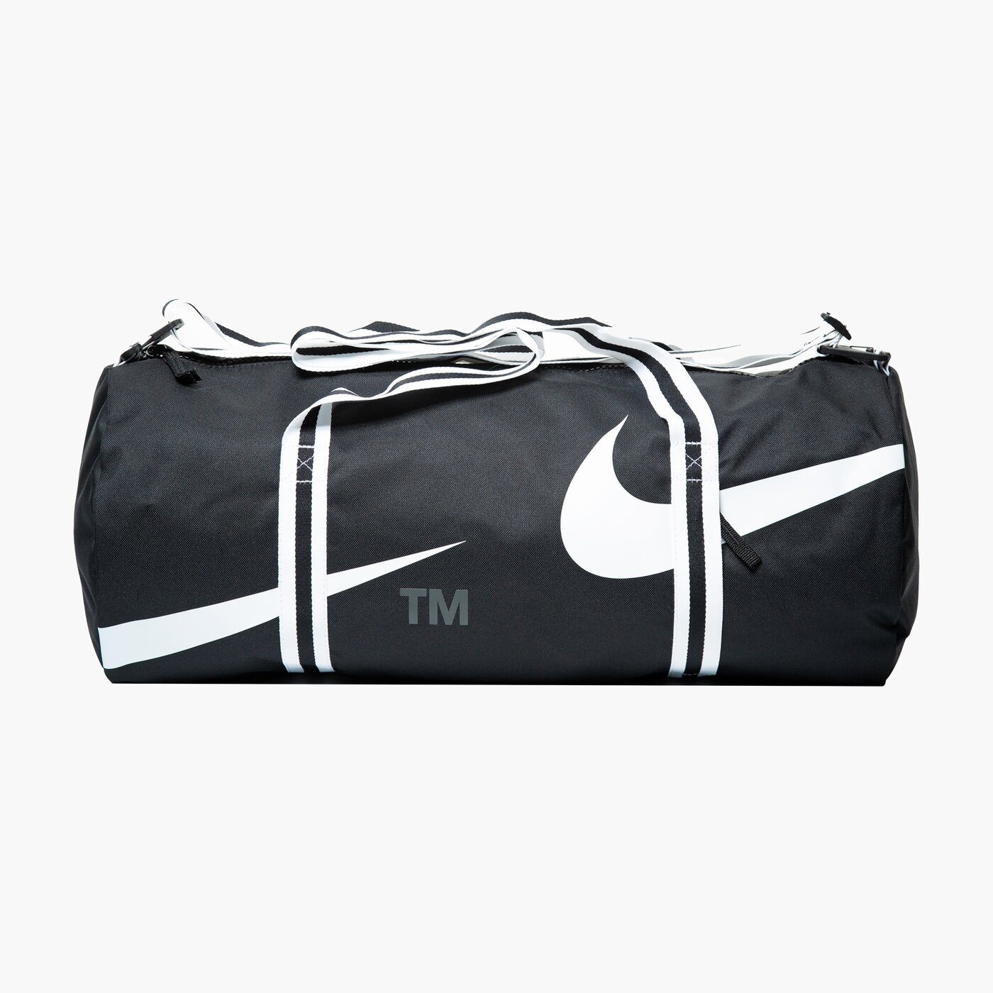 Дамски сак NIKE ЧАНТА NK HERITAGE DUFF - SWOOSH dj7379-010 цвят черен