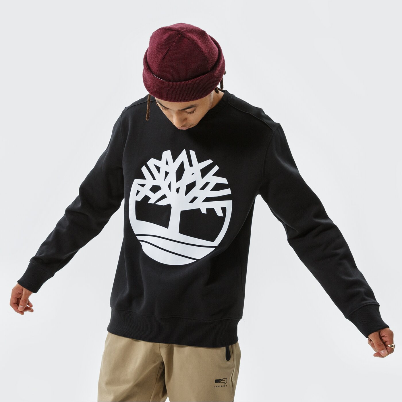 Мъжки суичър TIMBERLAND СУИТЧЪР YC CORE TREE LOGO CREW NECK SWEATSHIRT tb0a2bj8n921 цвят черен