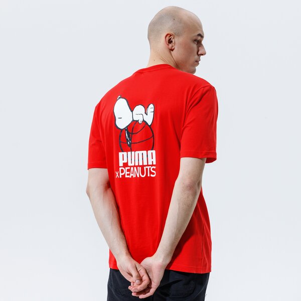 Мъжка тениска PUMA ТЕНИСКА PUMA X PEANUTS TEE 53061611 цвят червен