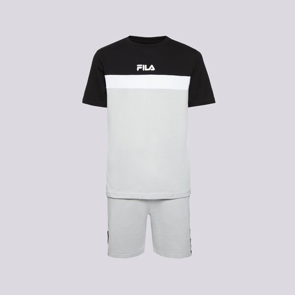 Детска тениска FILA CUT & SEW ТЕНИСКА/SHORTS SET JUNIOR  ss22jdk013gry цвят сив