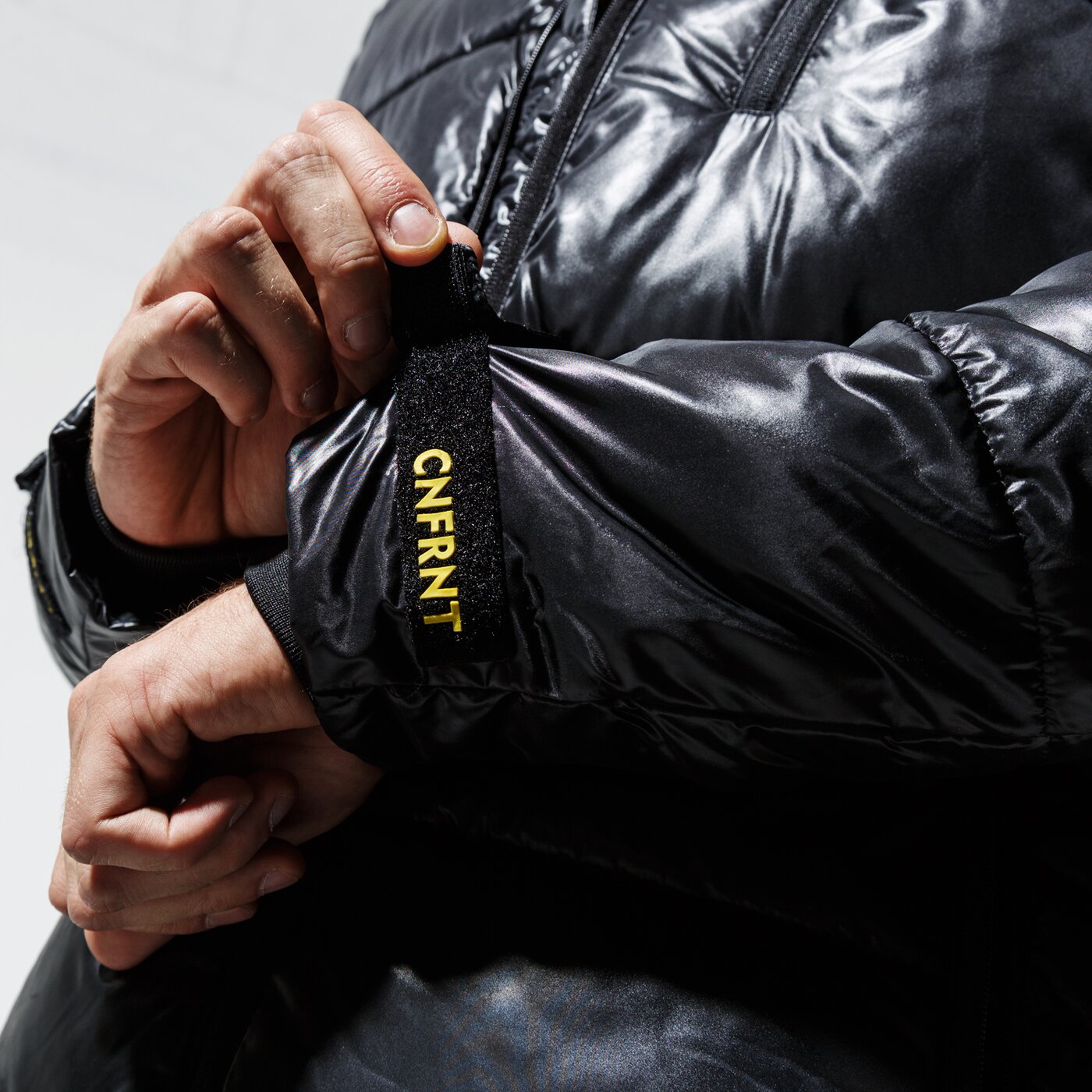 Мъжко зимно яке CONFRONT ЯКЕ ЗИМНО MAKALU BLK JKT cf39kum36002 цвят черен