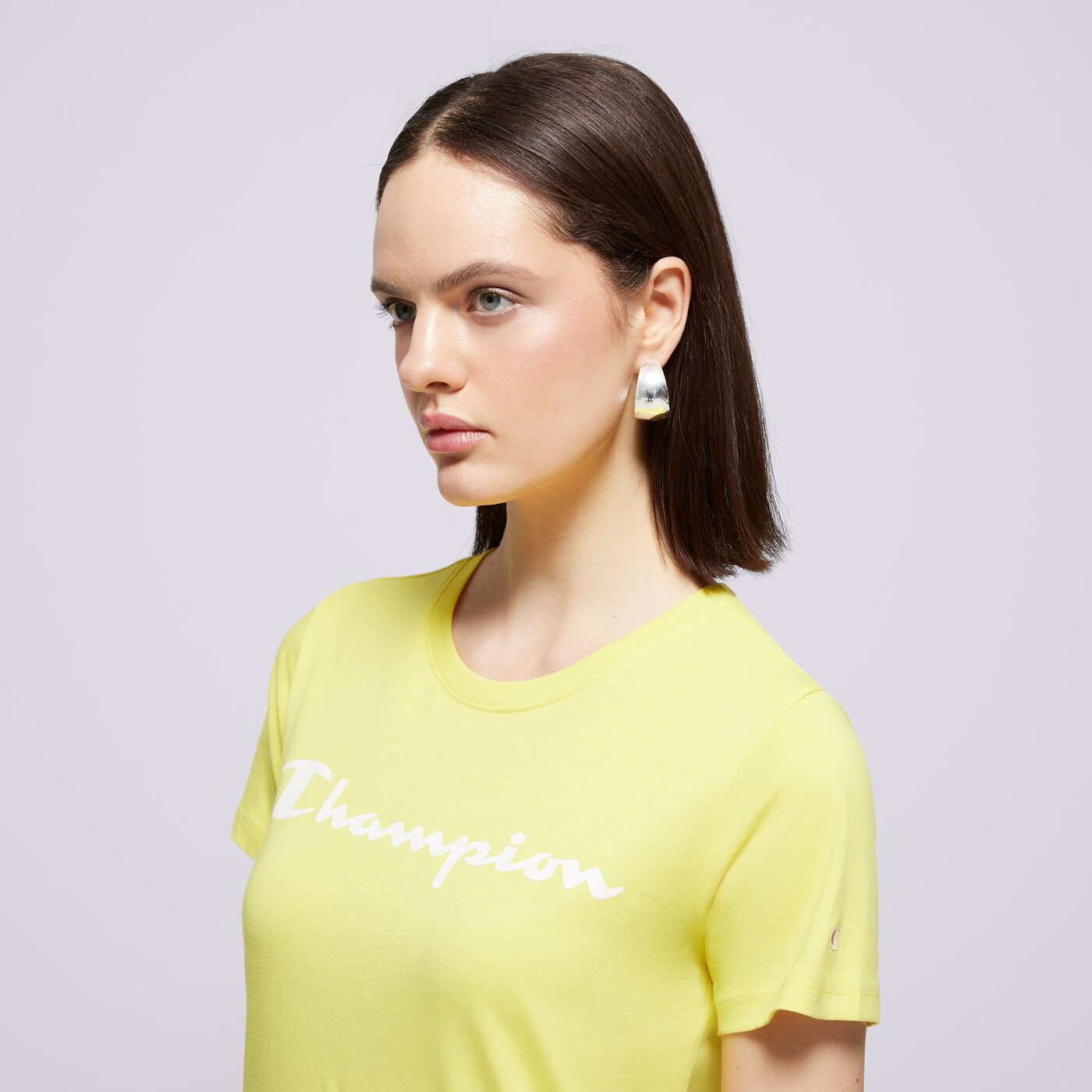 Дамска тениска CHAMPION ТЕНИСКА CREWNECK ТЕНИСКА 114780ys021 цвят жълт