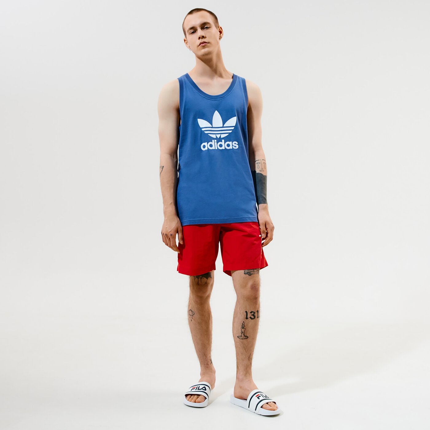 Мъжки къси панталони CHAMPION ШОРТИ BEACHSHORT 216068rs046 цвят червен