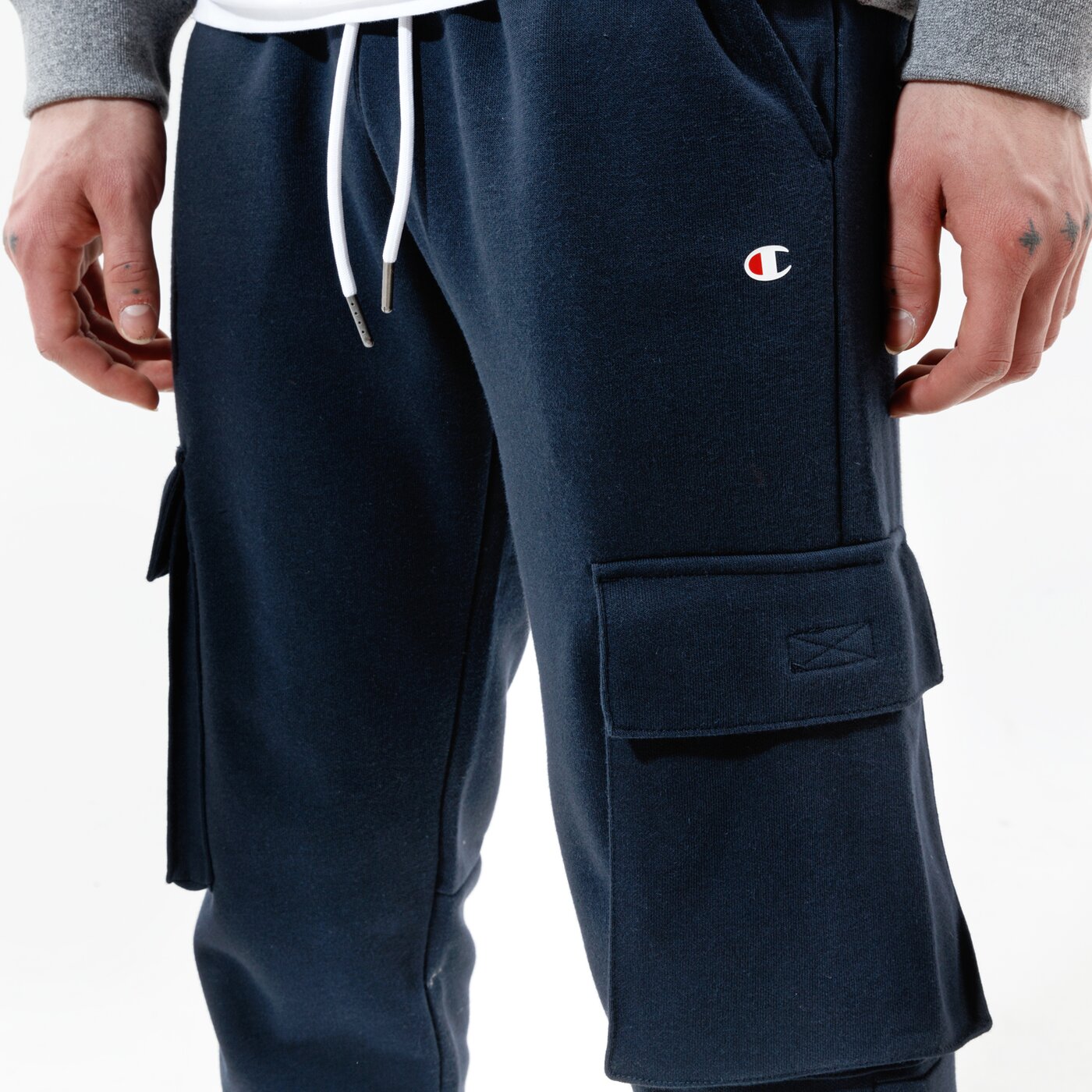 Мъжки панталони CHAMPION ПАНТАЛОНИ RIB CUFF PANTS 216017bs501 цвят тъмносин