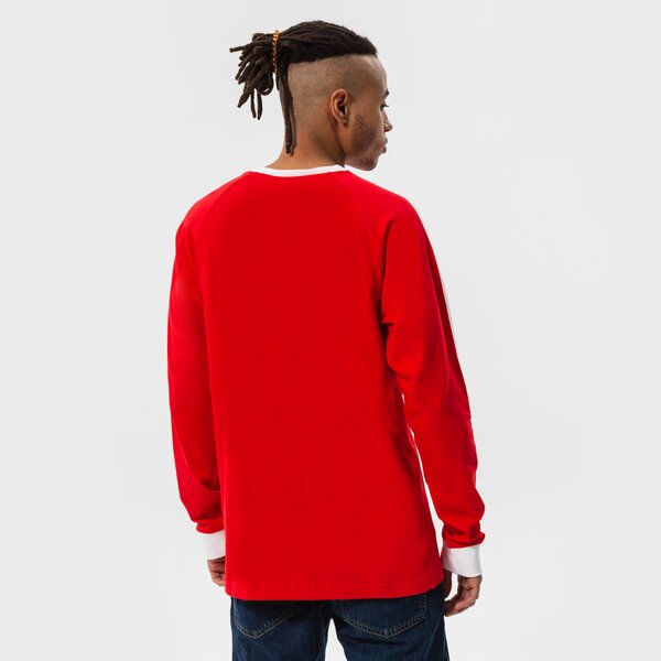 Мъжка тениска ADIDAS ТЕНИСКА 3-STRIPES LS T he9532 цвят червен
