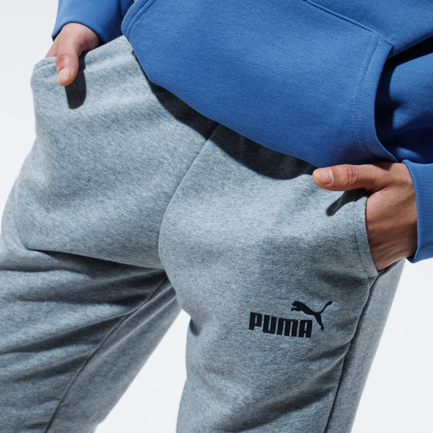 Мъжки панталони PUMA ПАНТАЛОНИ ESS LOGO TR CL 58671603 цвят сив