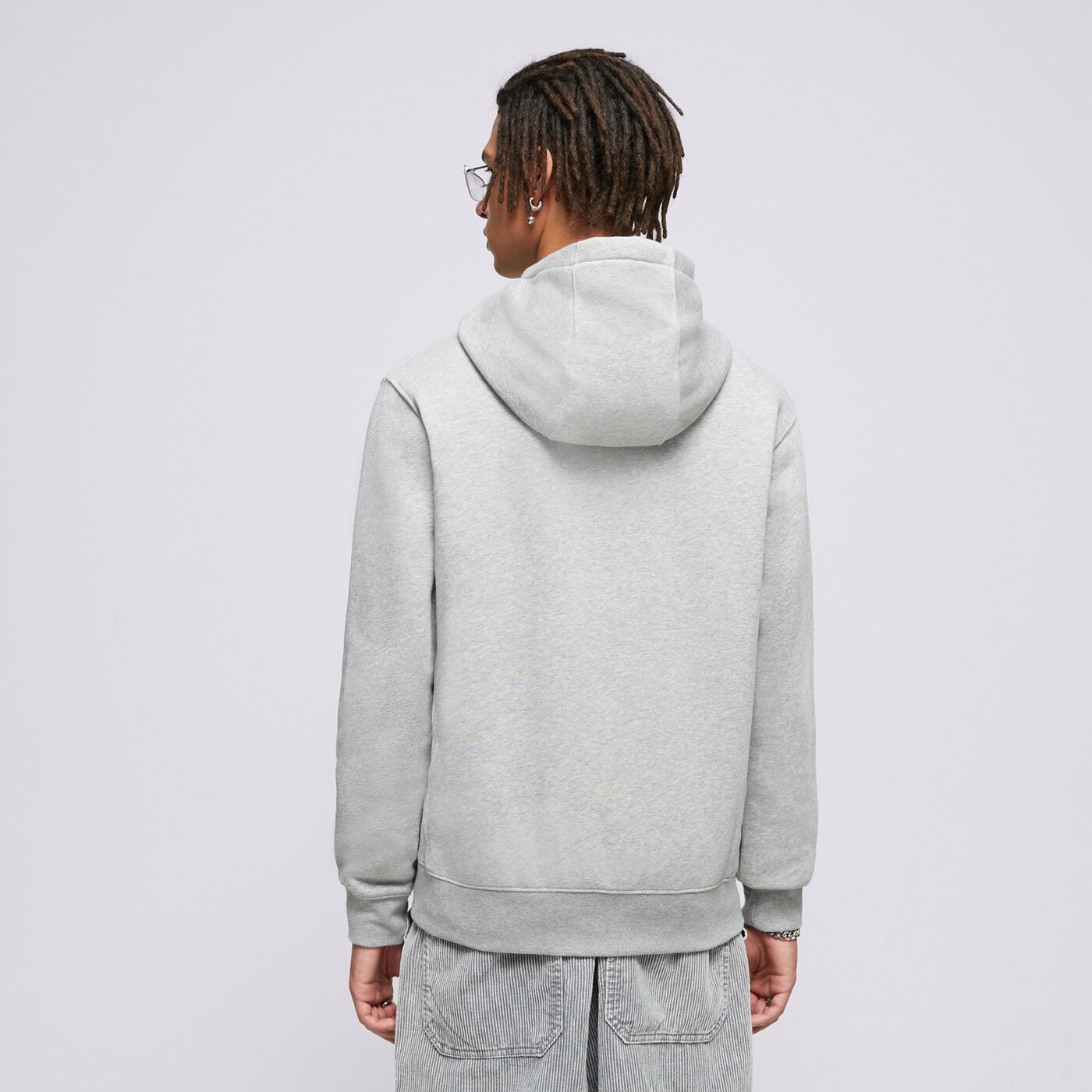 Мъжки суичър NIKE СУИТЧЪР С КАЧУЛКА M NSW CLUB DT HOODIE FZ BB ESSENTIALS dq8384-065 цвят сив