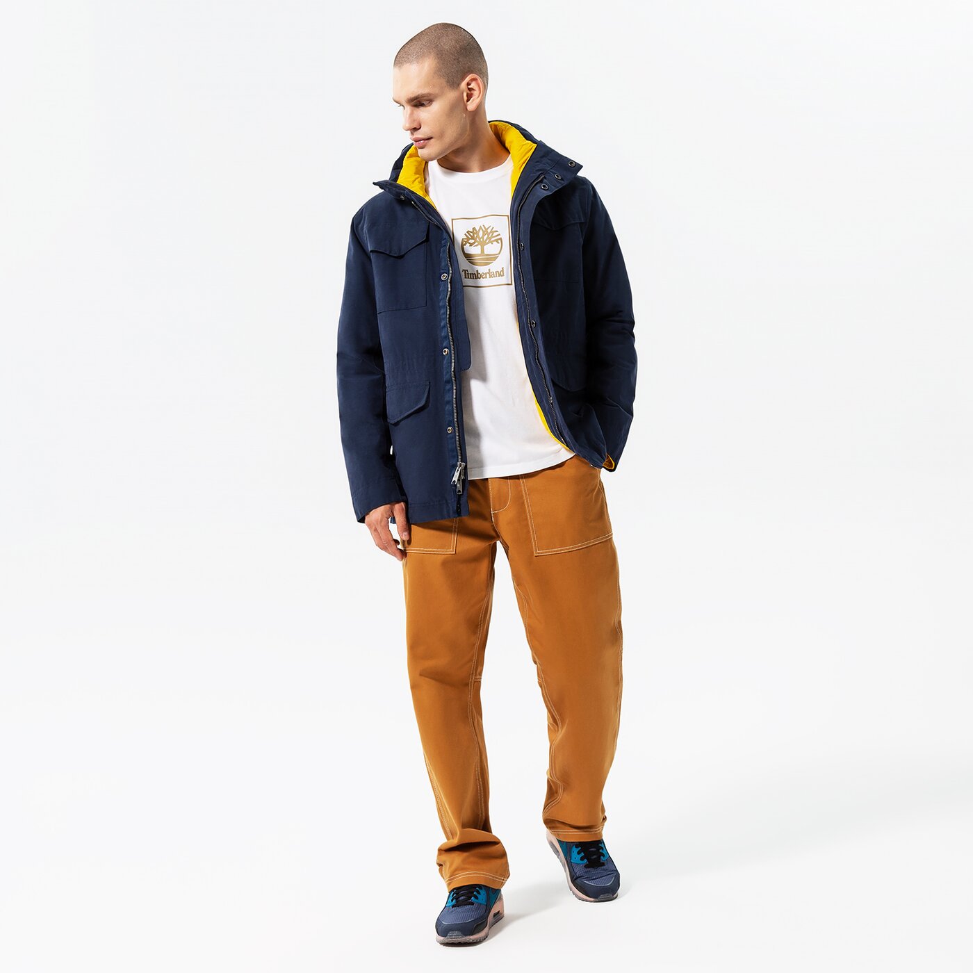 Мъжко зимно яке TIMBERLAND ЯКЕ DV SNOWDON PEAK 3IN1 M65 CLS a1mxvtb9 цвят тъмносин