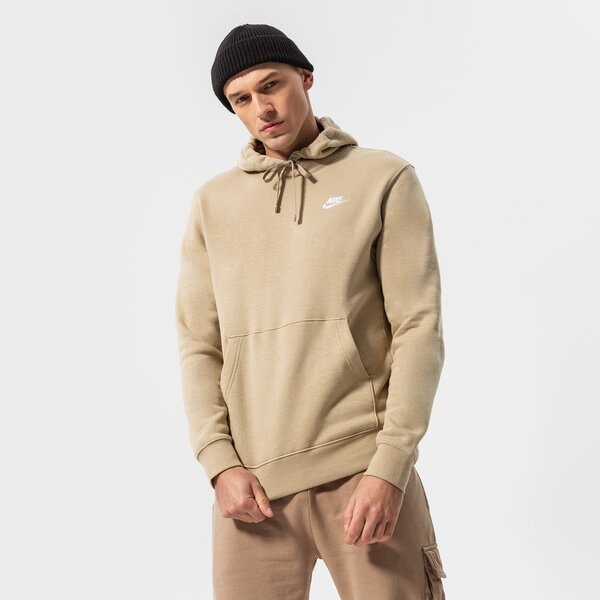 Мъжки суичър NIKE СУИТЧЪР С КАЧУЛКА SPORTSWEAR CLUB FLEECE bv2654-250 цвят бежов