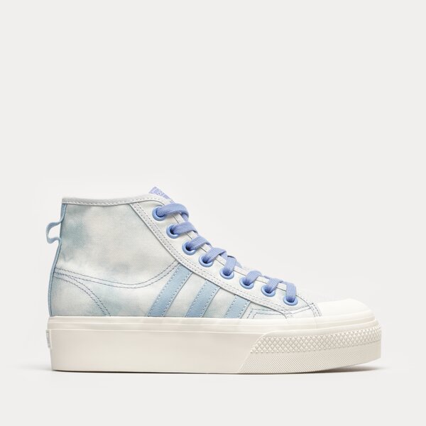 Дамски маратонки ADIDAS NIZZA PLATFORM MID W hq4327 цвят син