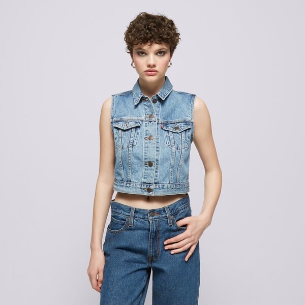  LEVI'S ЕЛЕК XS VEST WAISTBAND MED INDIGO a7437-0000 цвят син