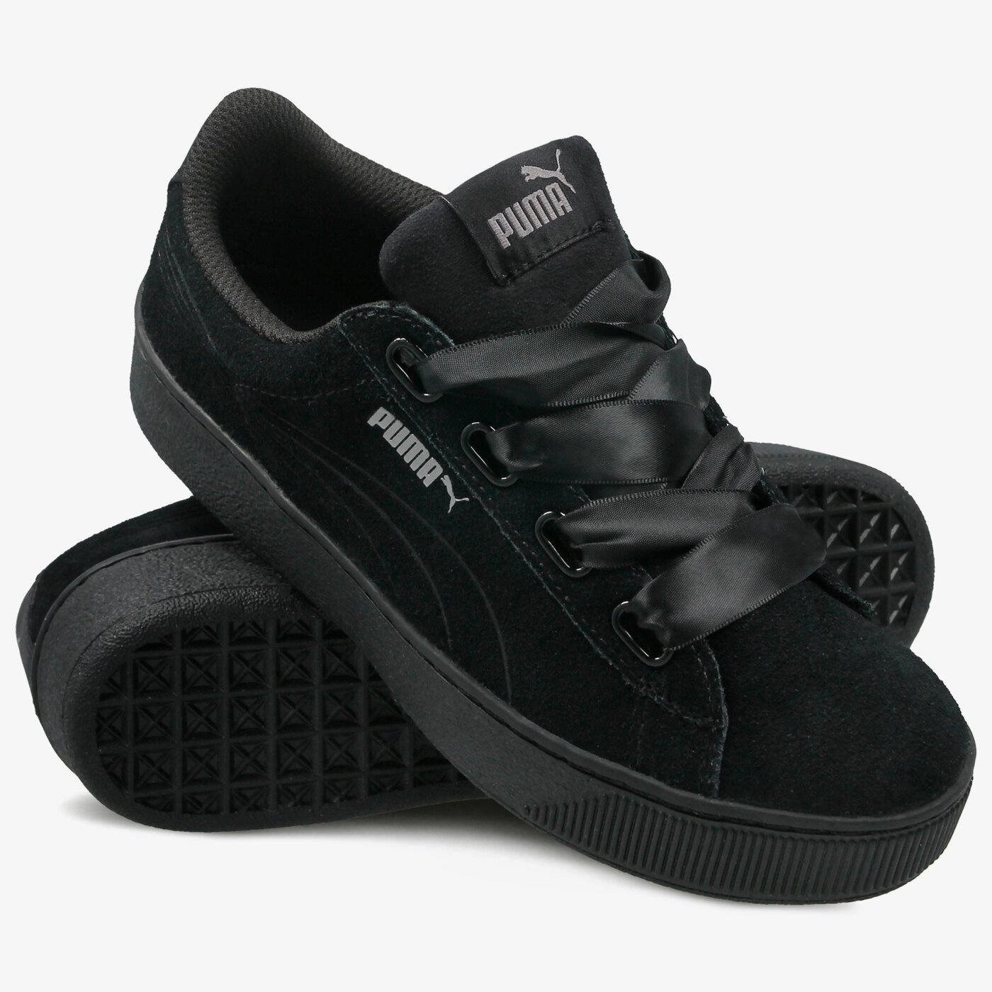 Дамски маратонки PUMA VIKKY PLATFORM RIBBON S 36641801 цвят черен
