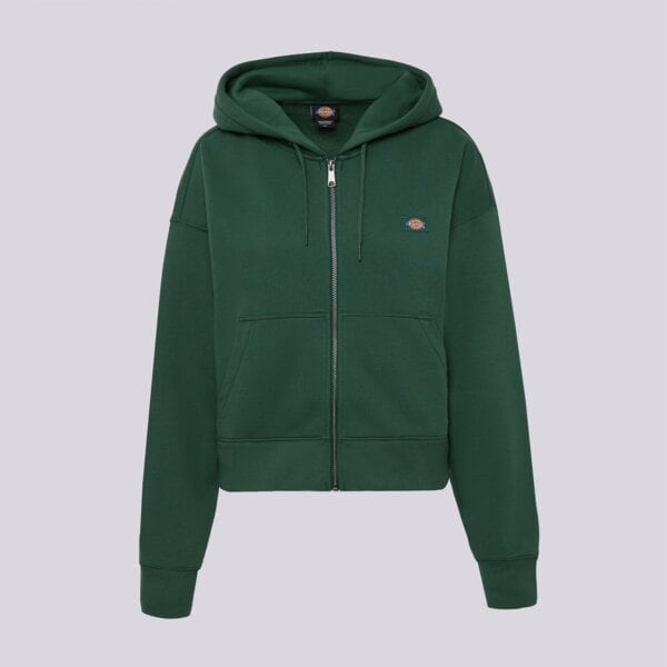 Дамски суичър DICKIES  СУИТЧЪР СЪС ЗАКОПЧАВАНЕ   OAKPORT ZIP HOODIE dk0a4y1zpin1 цвят зелен