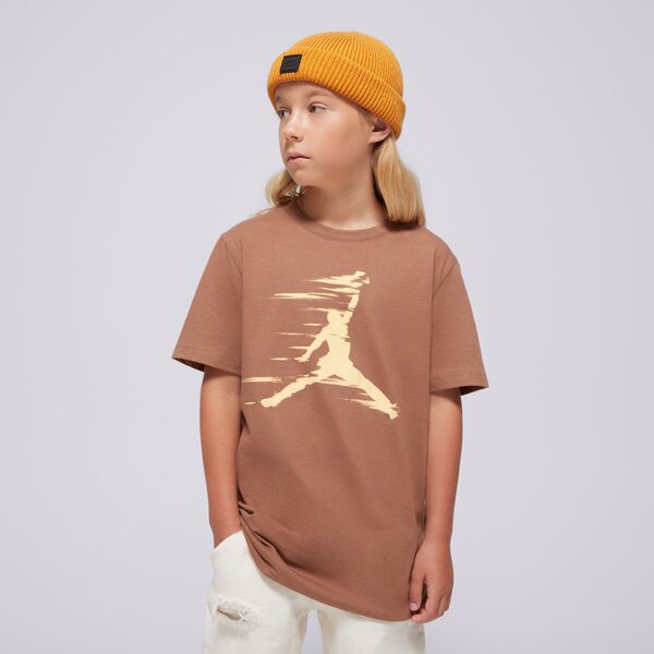 Детска тениска JORDAN ТЕНИСКА JDB MVP MOTION JUMPMAN SS TEE BOY 95d262-x1i цвят кафяв