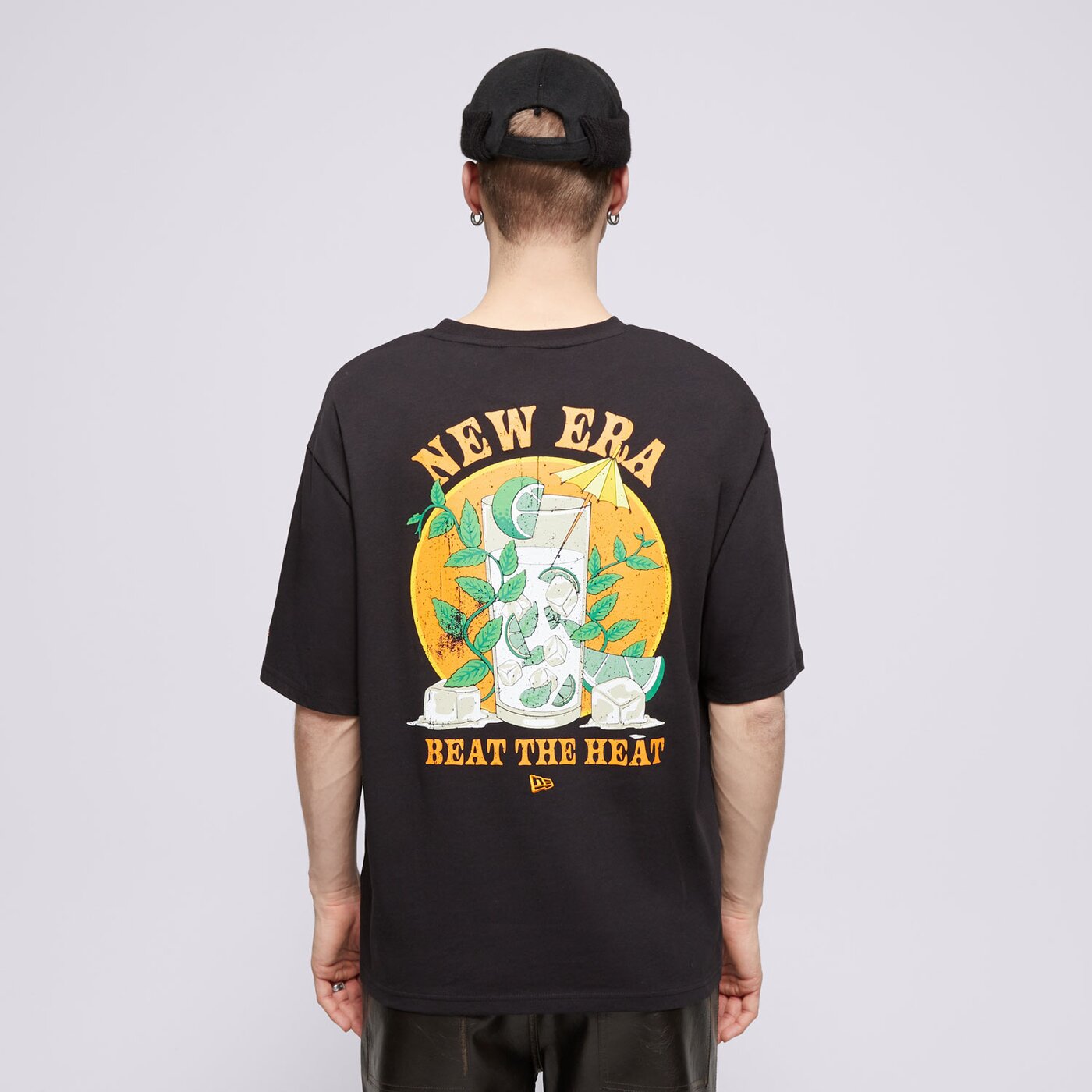 Мъжка тениска NEW ERA ТЕНИСКА NE DRINK GRAPHIC OS NONE 60596305 цвят черен