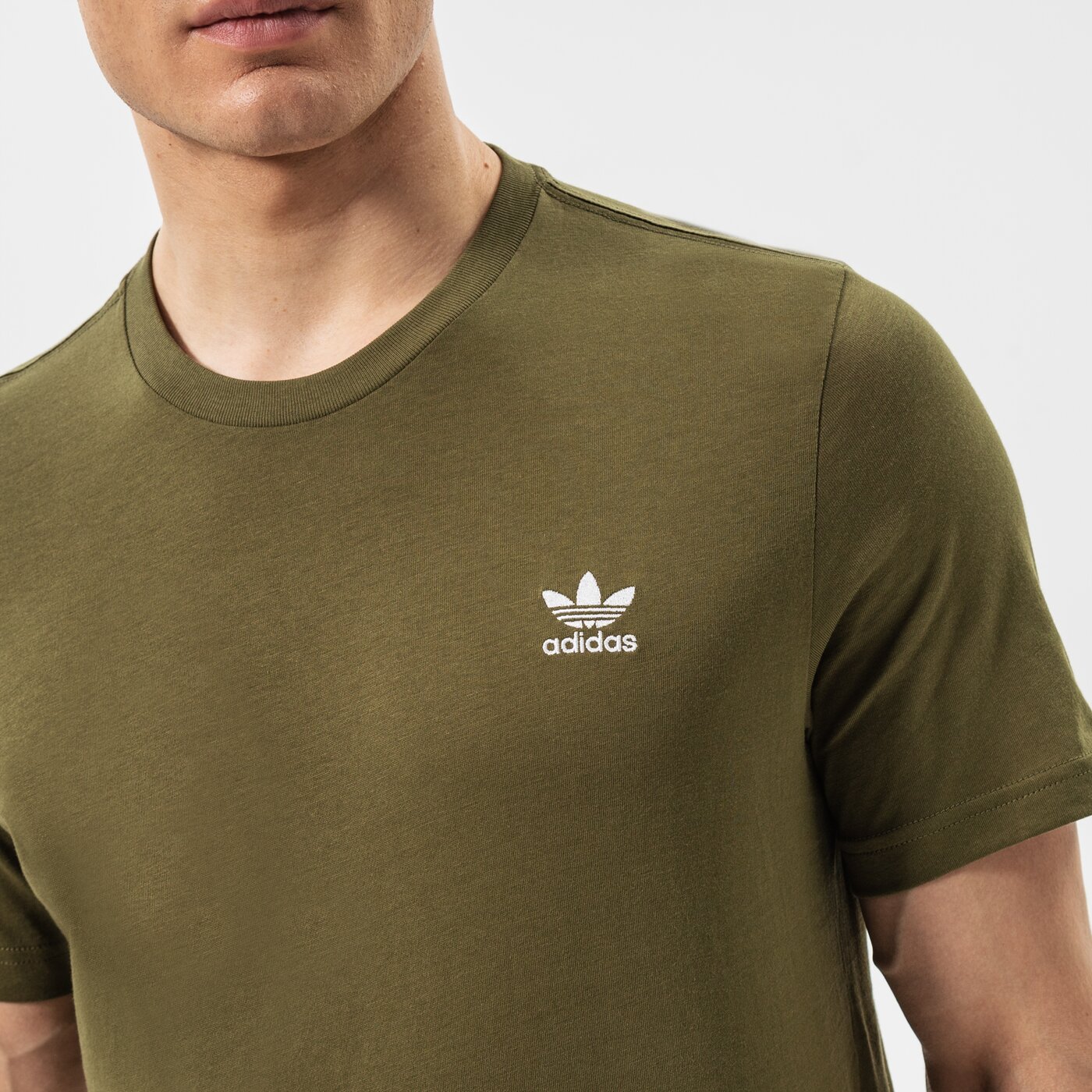 Мъжка тениска ADIDAS ТЕНИСКА ESSENTIAL TEE h65673 цвят каки