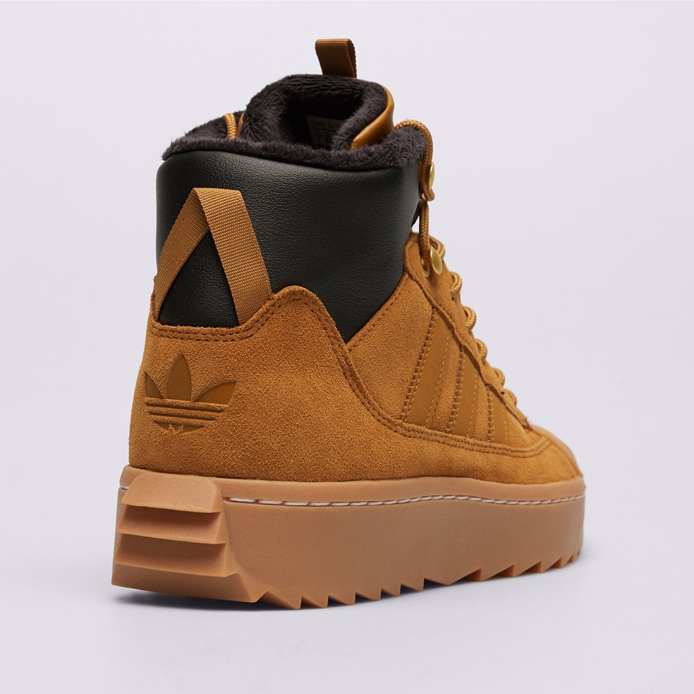 Детски зимни обувки ADIDAS SUPERSTAR WINTER TREK J jq0345 цвят кафяв