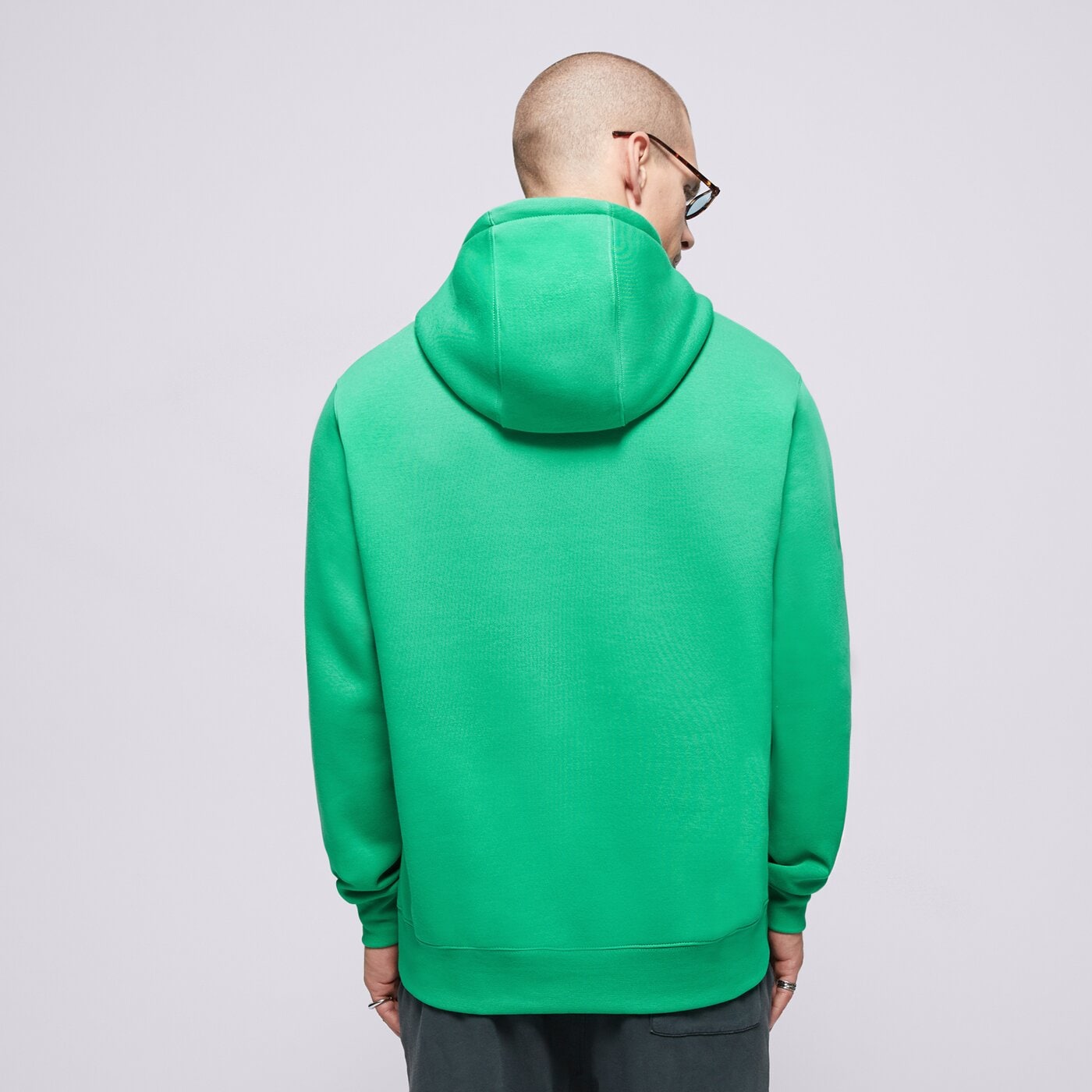 Мъжки суичър NIKE СУИТЧЪР С КАЧУЛКА M NK CLUB BB PO HOODIE fn3859-324 цвят зелен