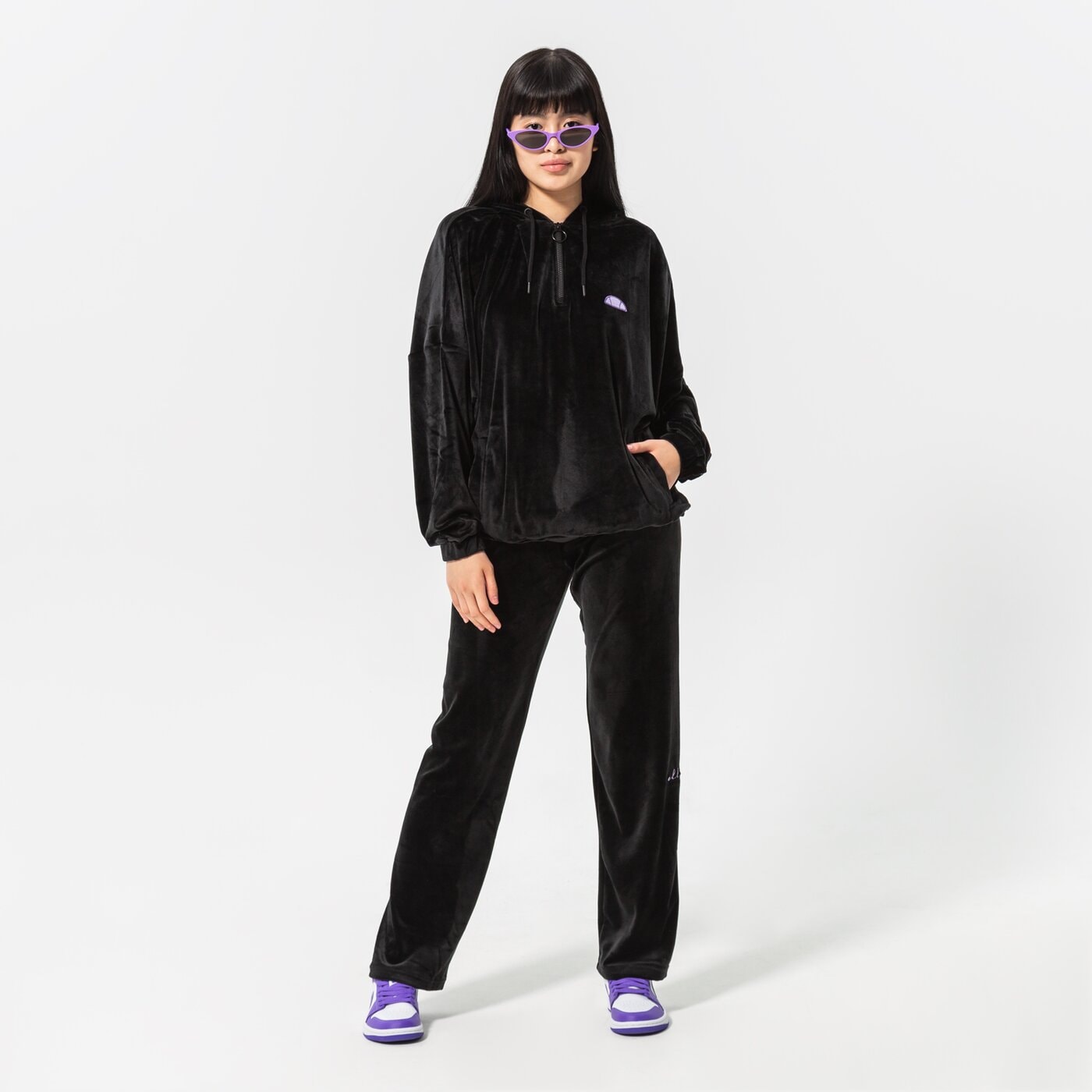 Дамски суичър ELLESSE СУИТЧЪР С КАЧУЛКА GENE SWEATSHIRT WSHD BLK sgm14167079 цвят черен