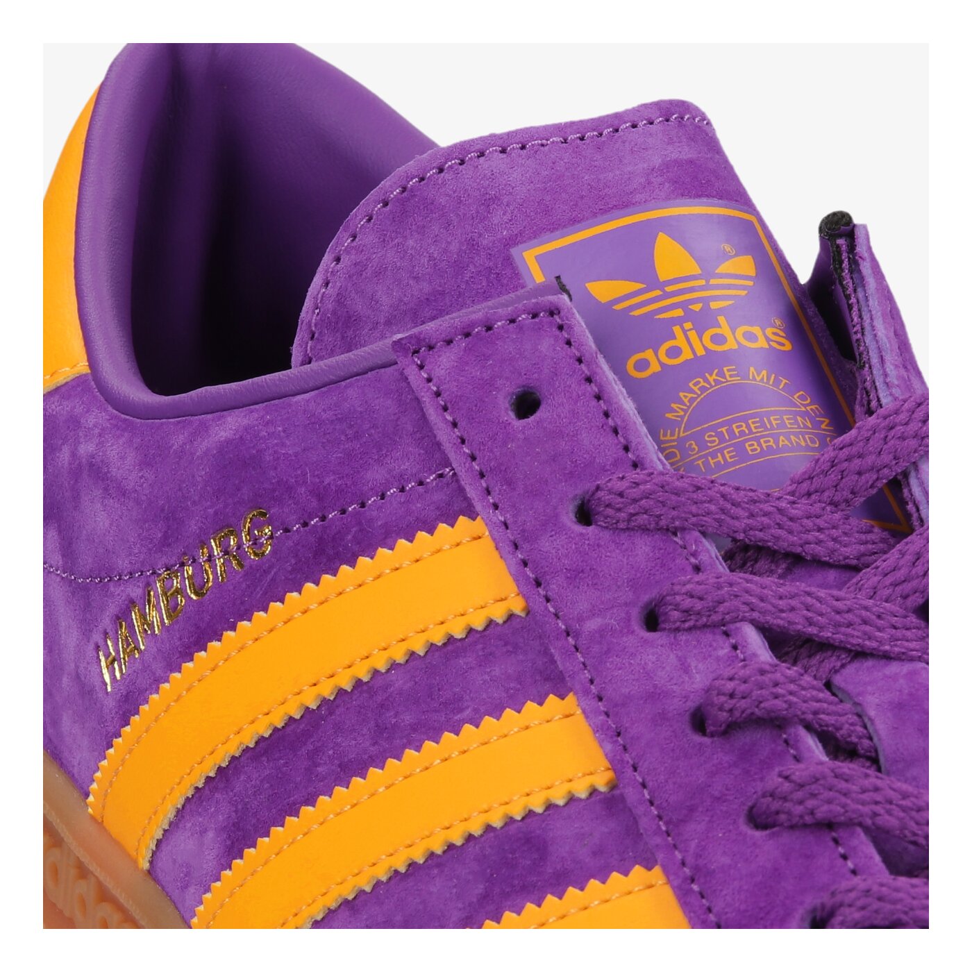 Мъжки маратонки ADIDAS HAMBURG h00448 цвят виолетов