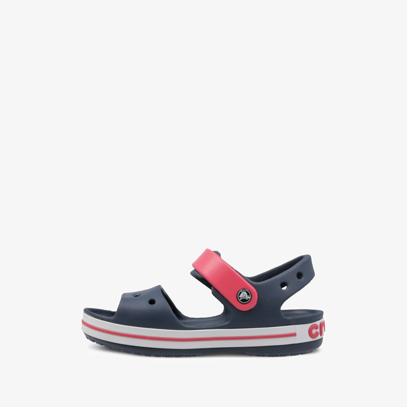 Детски чехли и сандали CROCS CROCBAND SANDAL KIDS 12856485i цвят тъмносин