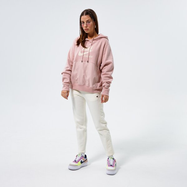 Дамски суичър NIKE СУИТЧЪР С КАЧУЛКА W NSW FLC HOODIE HTG dd5673-601 цвят розов