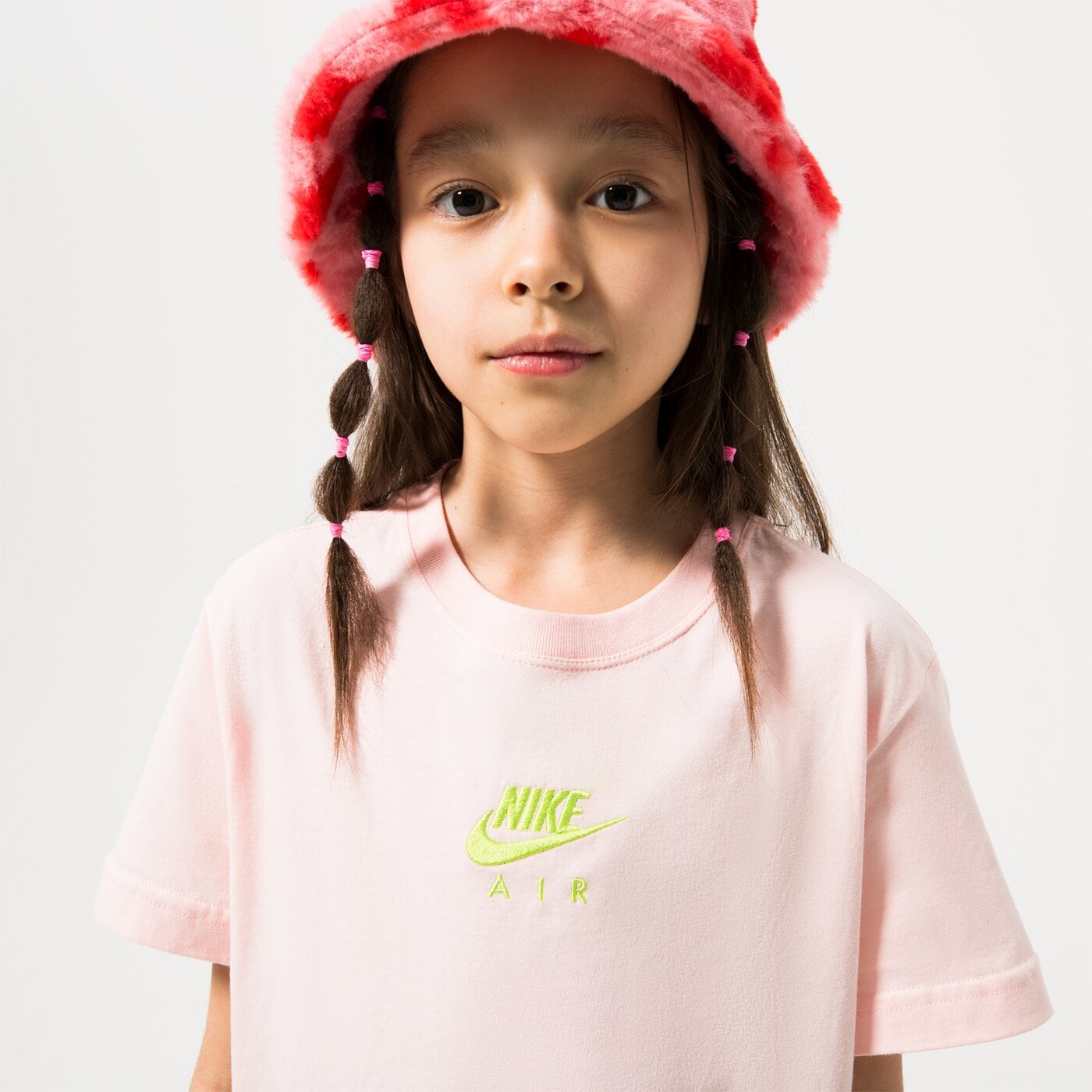 Детска тениска NIKE ТЕНИСКА G NSW TEE NIKE AIR BF GIRL do1341-610 цвят розов