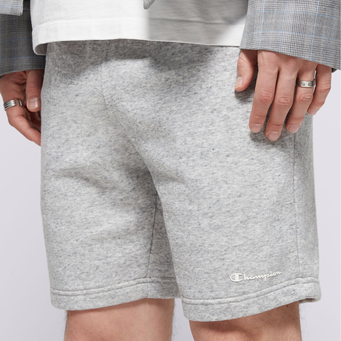 Мъжки къси панталони CHAMPION ШОРТИ BERMUDA 217430em021 цвят сив